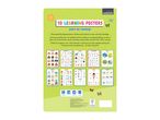 Educational posters for children featuring feelings, numbers, opposites, alphabet, seasons, months, colors, 2D/3D shapes, senses, and weather.