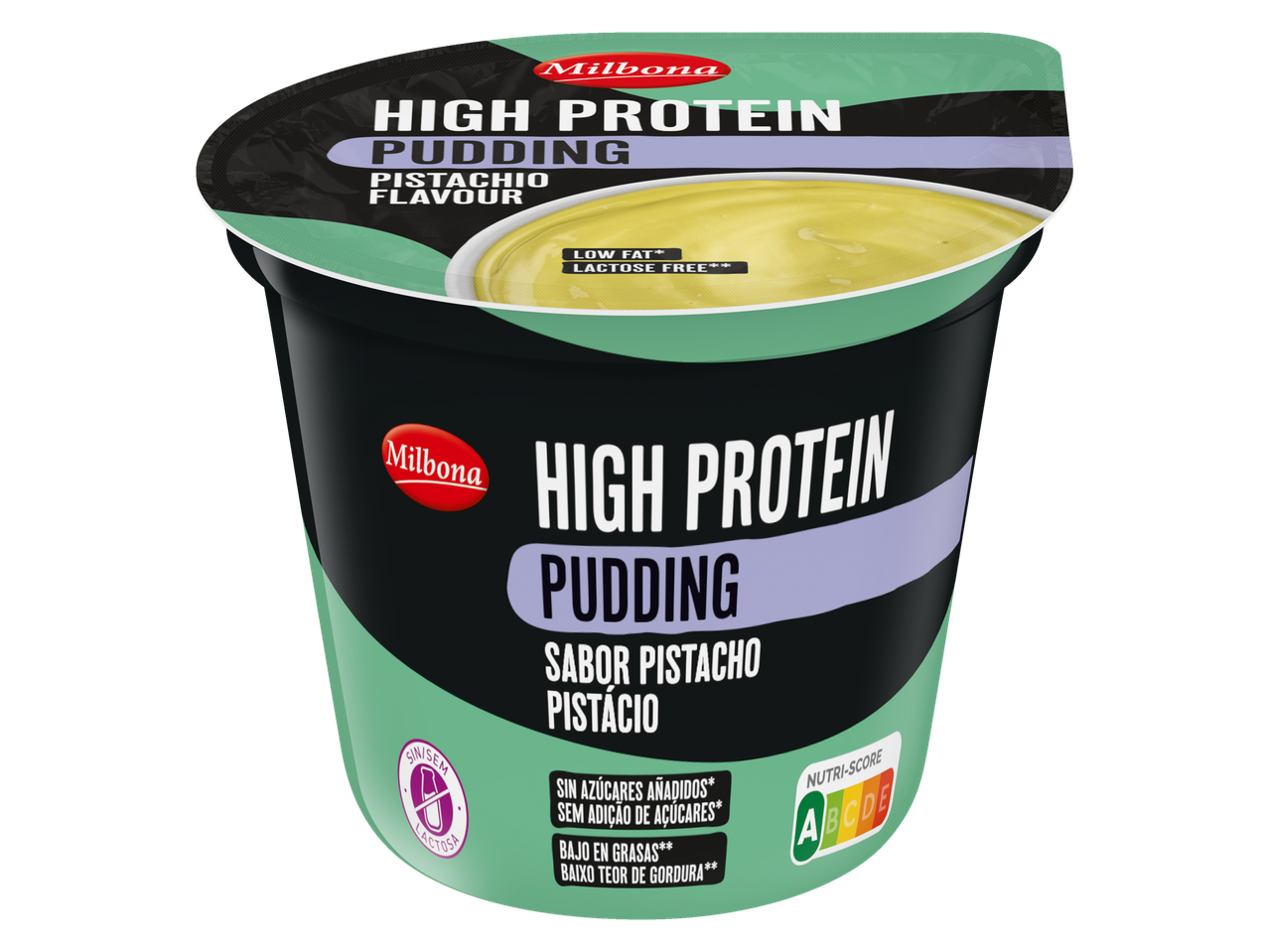 Pudim com Proteína Baunilha