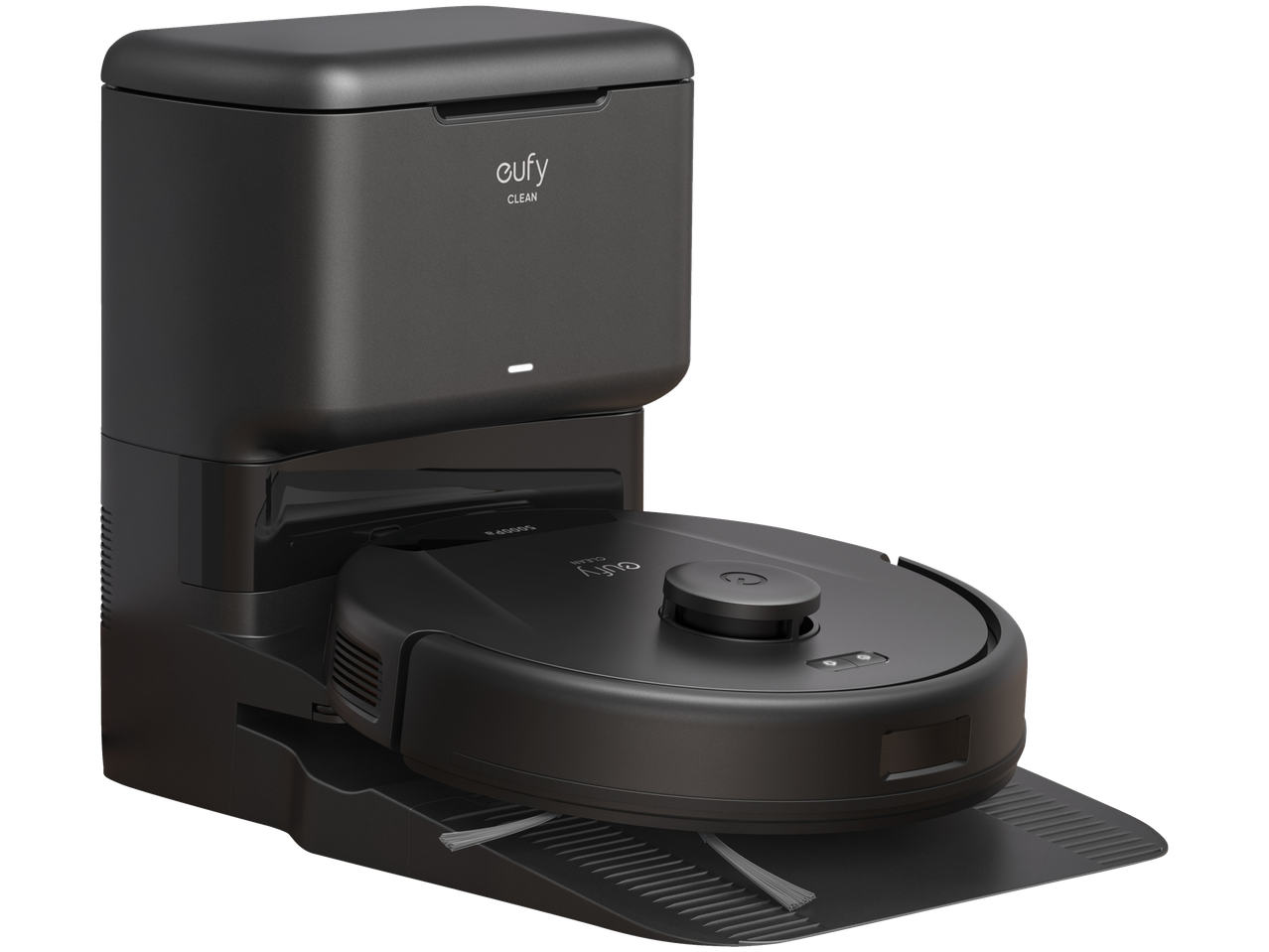 Eufy L60 Hybrid Robot Vacuum Cleaner with self-emptying station.