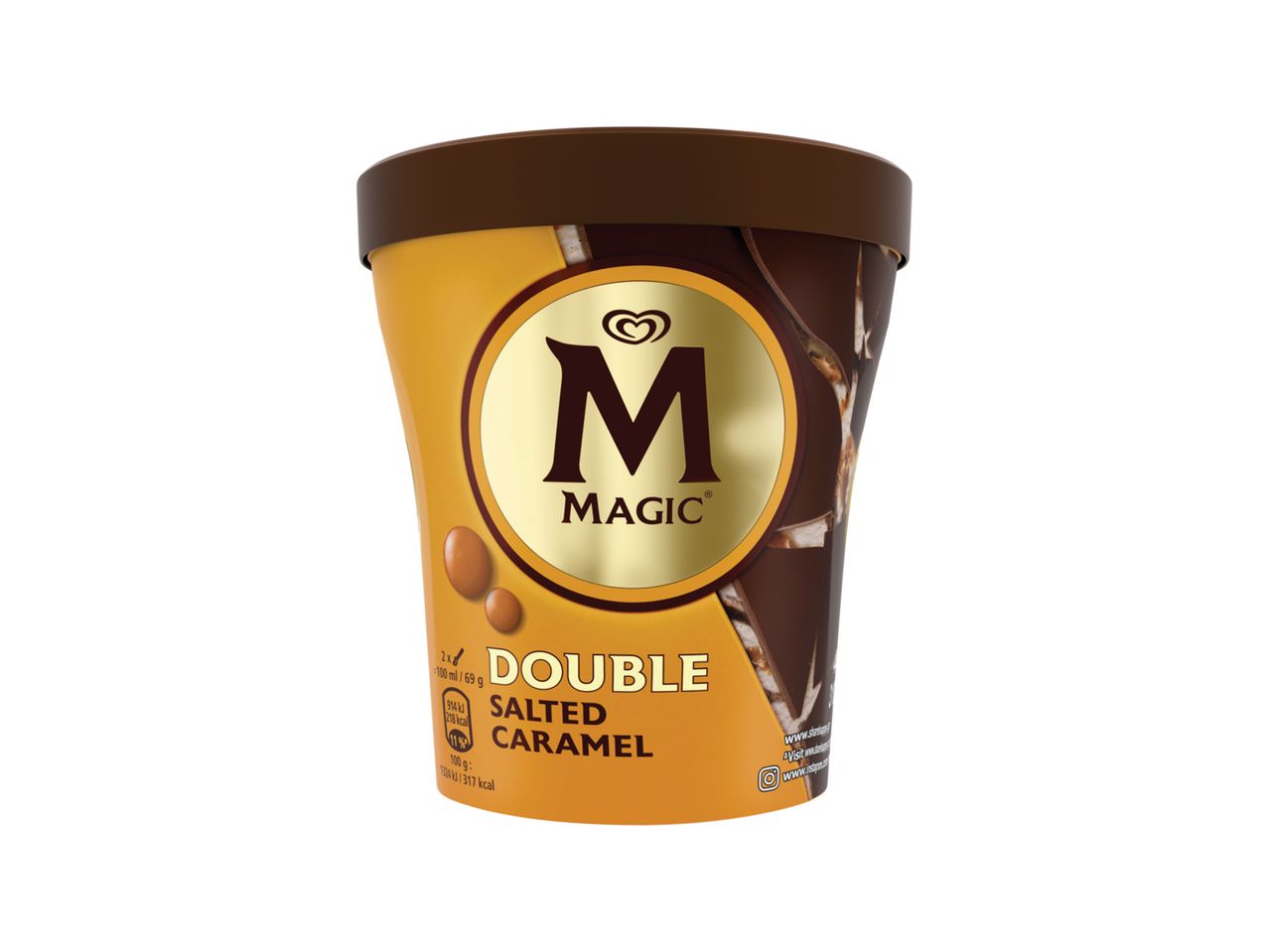 Παγωτό Magic Double Salted Caramel.