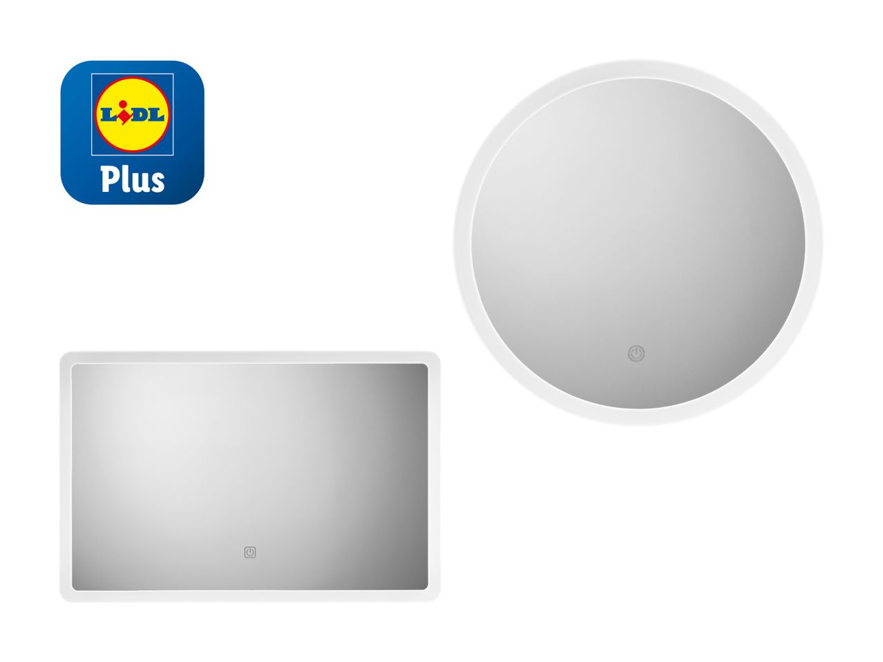 Weiße Einbaulautsprecher von Lidl Plus.