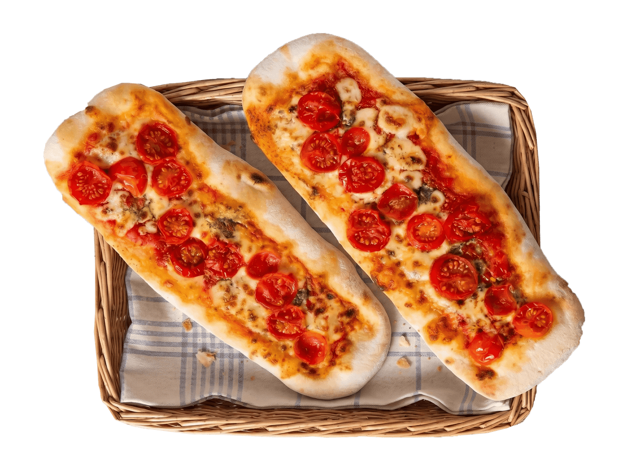 Pizza pestomozzarella