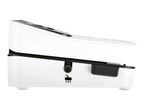 White FoodSaver vacuum sealer shown from the side.