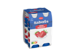 Iogurte Líquido Milbona Sabores Morango, pack de 4, com Nutri-Score D