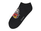Black Disney socks featuring Mickey Mouse.