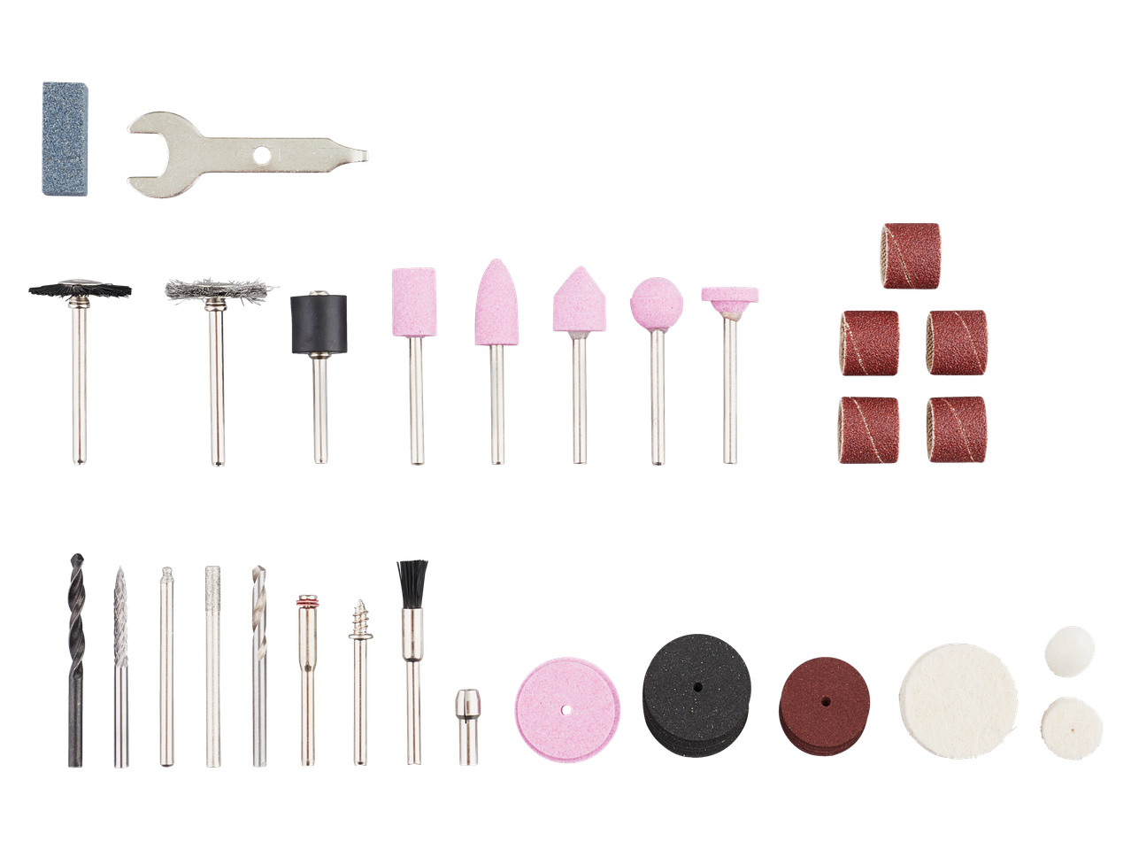 PARKSIDE Finborrslip set dodataka za brušenje, bušenje i poliranje.