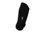 Black low-cut sock with white size print 35-38
