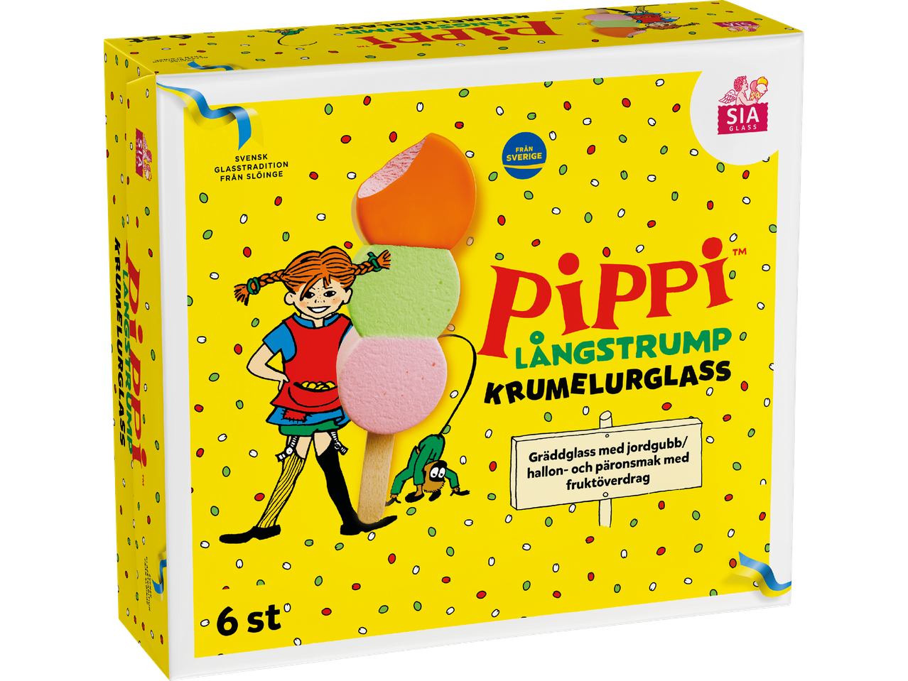 Pippi Långstrump-glasspaket