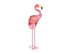 Pink flamingo garden light.