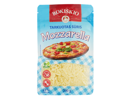 Tarkuotas sūris Mozzarella