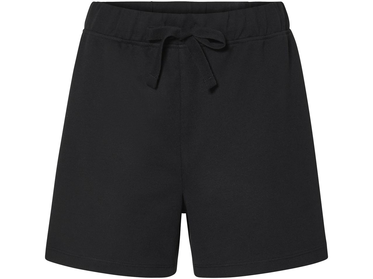 Shorts neri con coulisse in vita.