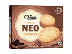 Chocolate ice cream sandwiches with a Rainforest Alliance seal, 4x pack.