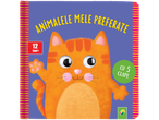 Carte pentru copii cu 5 clape, Animalele Mele Preferate, recomandată copiilor de peste 12 luni.