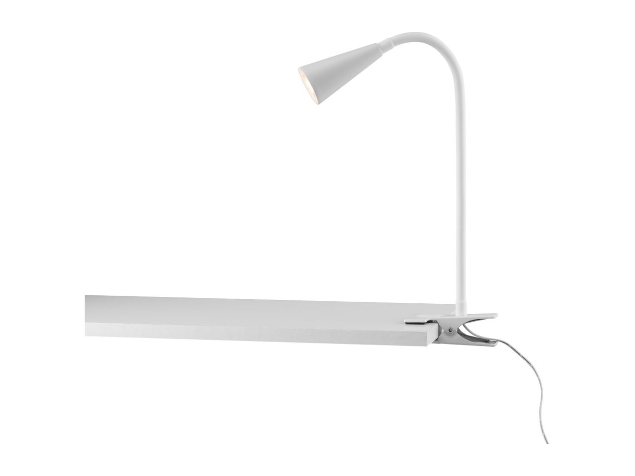 Livarno Home White LED Clip Lamp With A Clamp