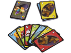 Mattel UNO Minecraft playing cards, showing stacks and fanned out cards.