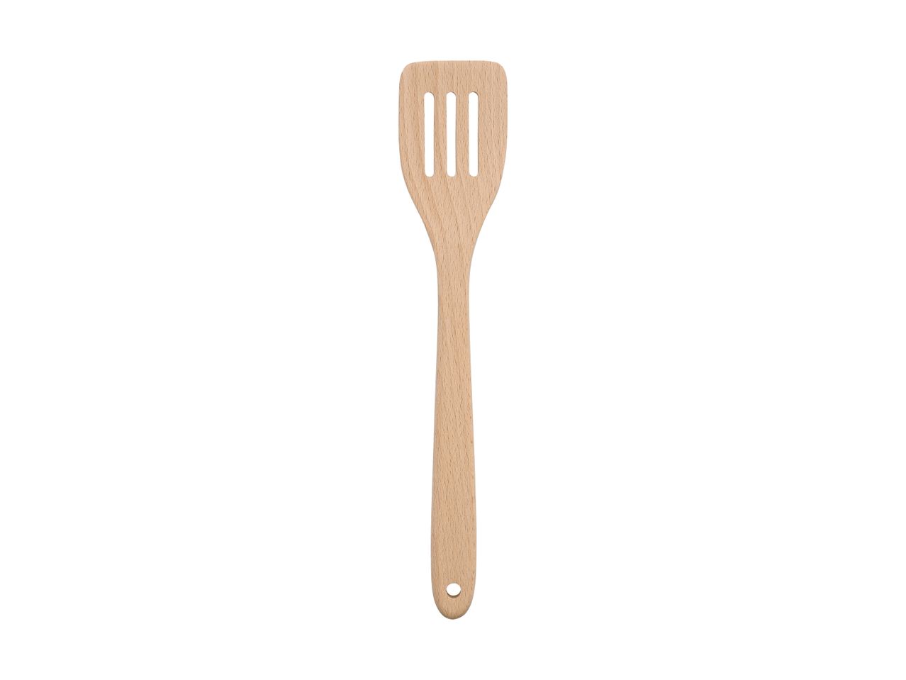Wooden slotted spatula