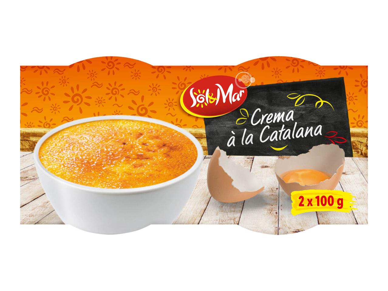 Crema catalana Dessert a base di latte
