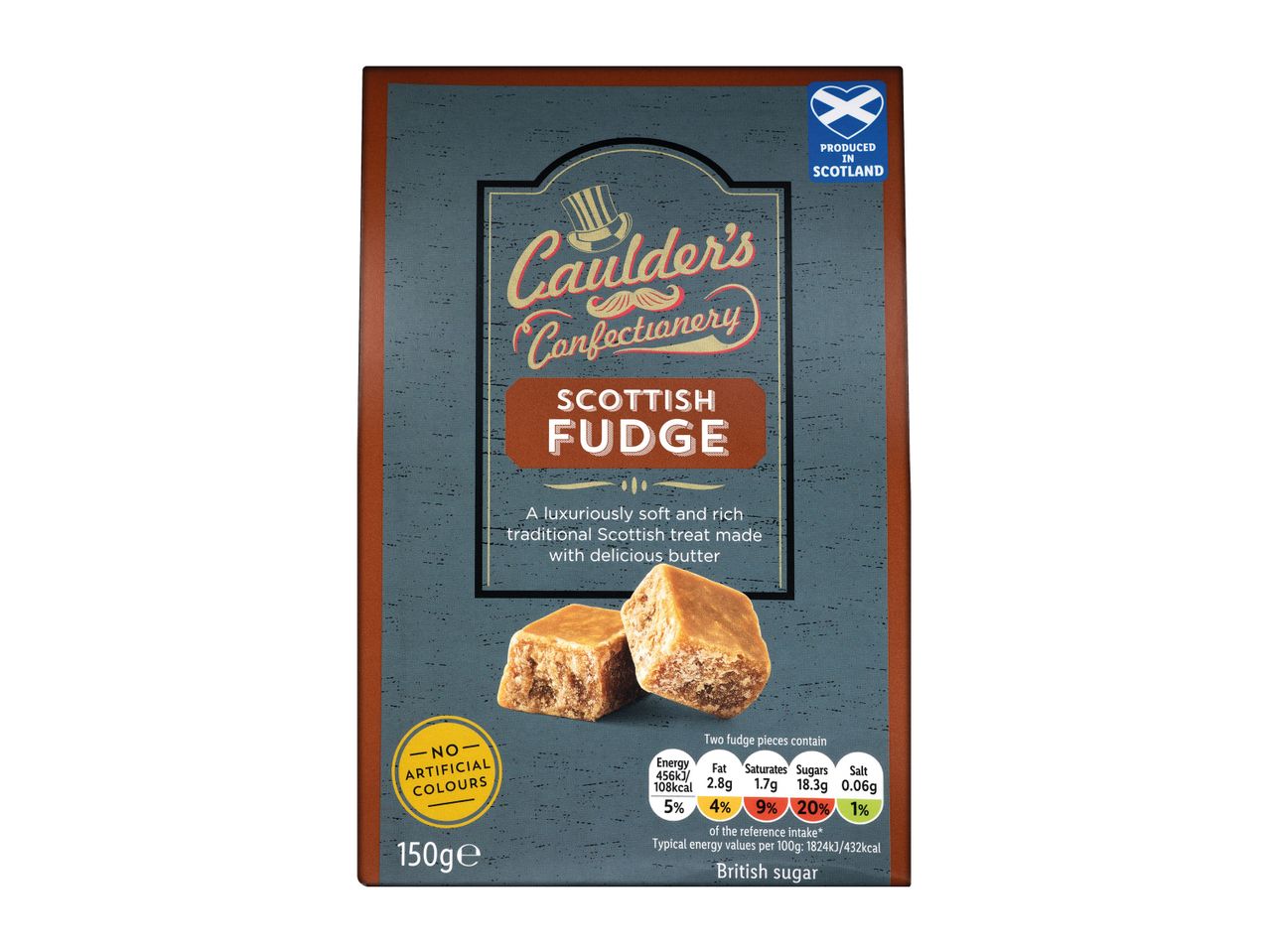 Calder's Confectionery Scottish fudge.