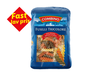 Combino Fusilli Tricolore Pasta