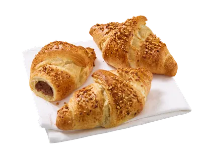 Kruasanas su riešutų įdaru