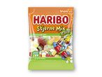 En pose Haribo Stjerne Mix Sour slik.