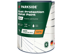 Parkside metal paint: protection, paint & primer in one.