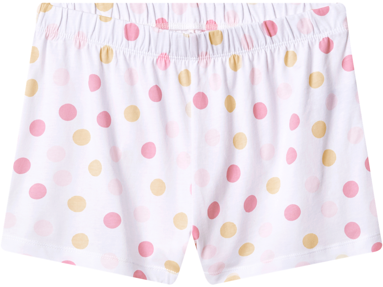 ESMARA KIDS beli šorts za devojčice sa roze i bež tufnama