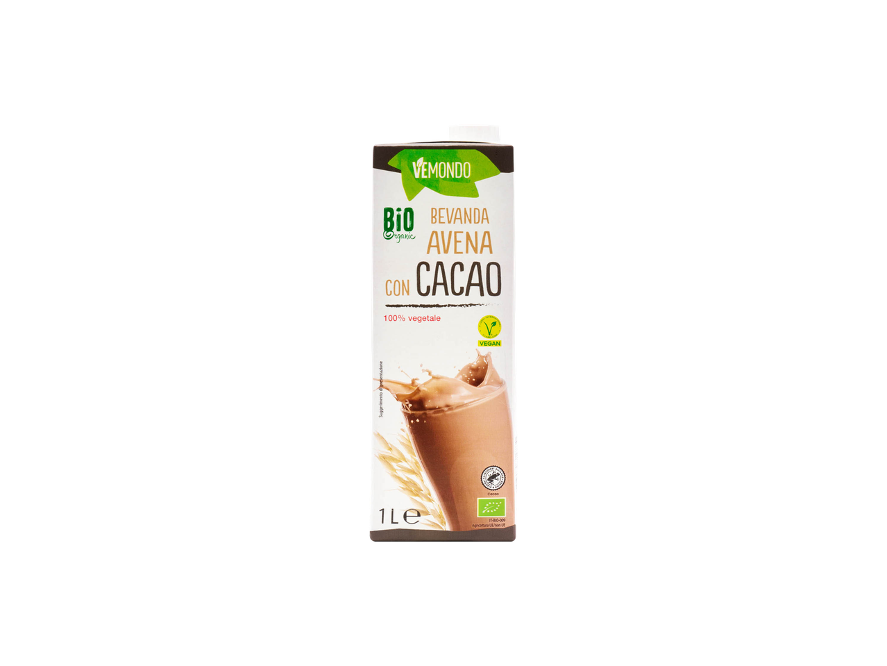 Bevanda vegetale al cacao Biovegan.