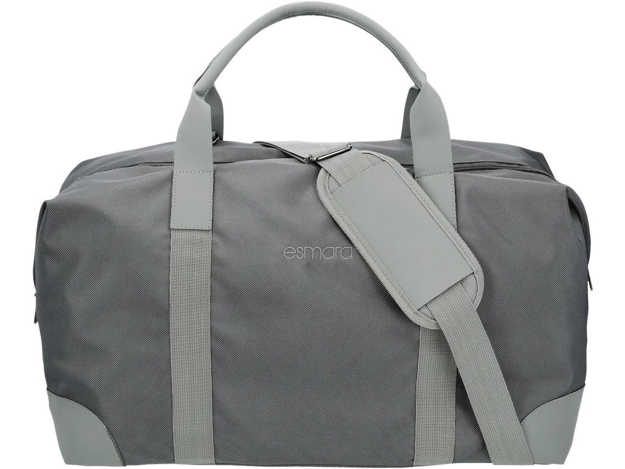 esmara® Weekend Bag in grey with shoulder strap and handles