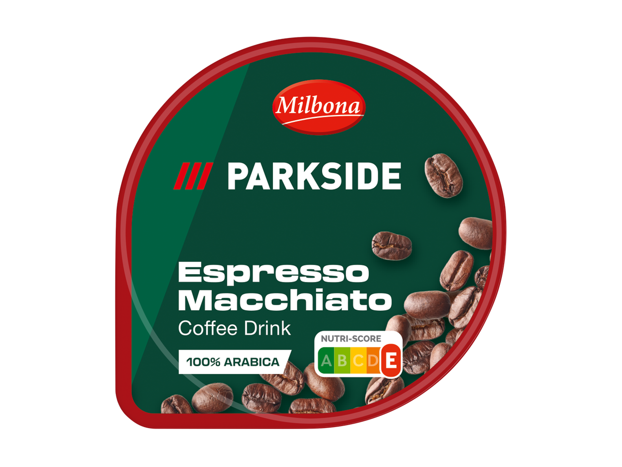 Milbona Parkside Espresso Macchiato Koffiedrank, 100% Arabica, Nutri-Score A