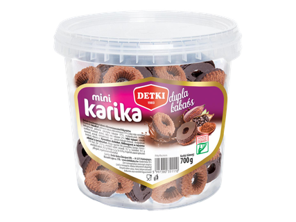 Duplakakaós karika / fahéjas karika