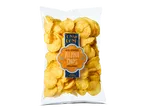 Zak ketelgebakken zeezoutchips, extra krokant en dik gesneden met schil.