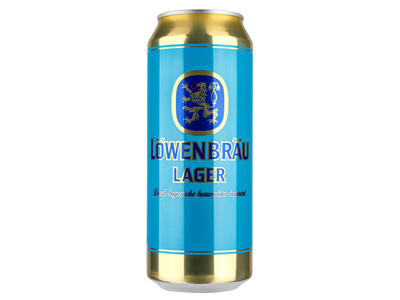 Löwenbräu Lager sör konzervdoboz.