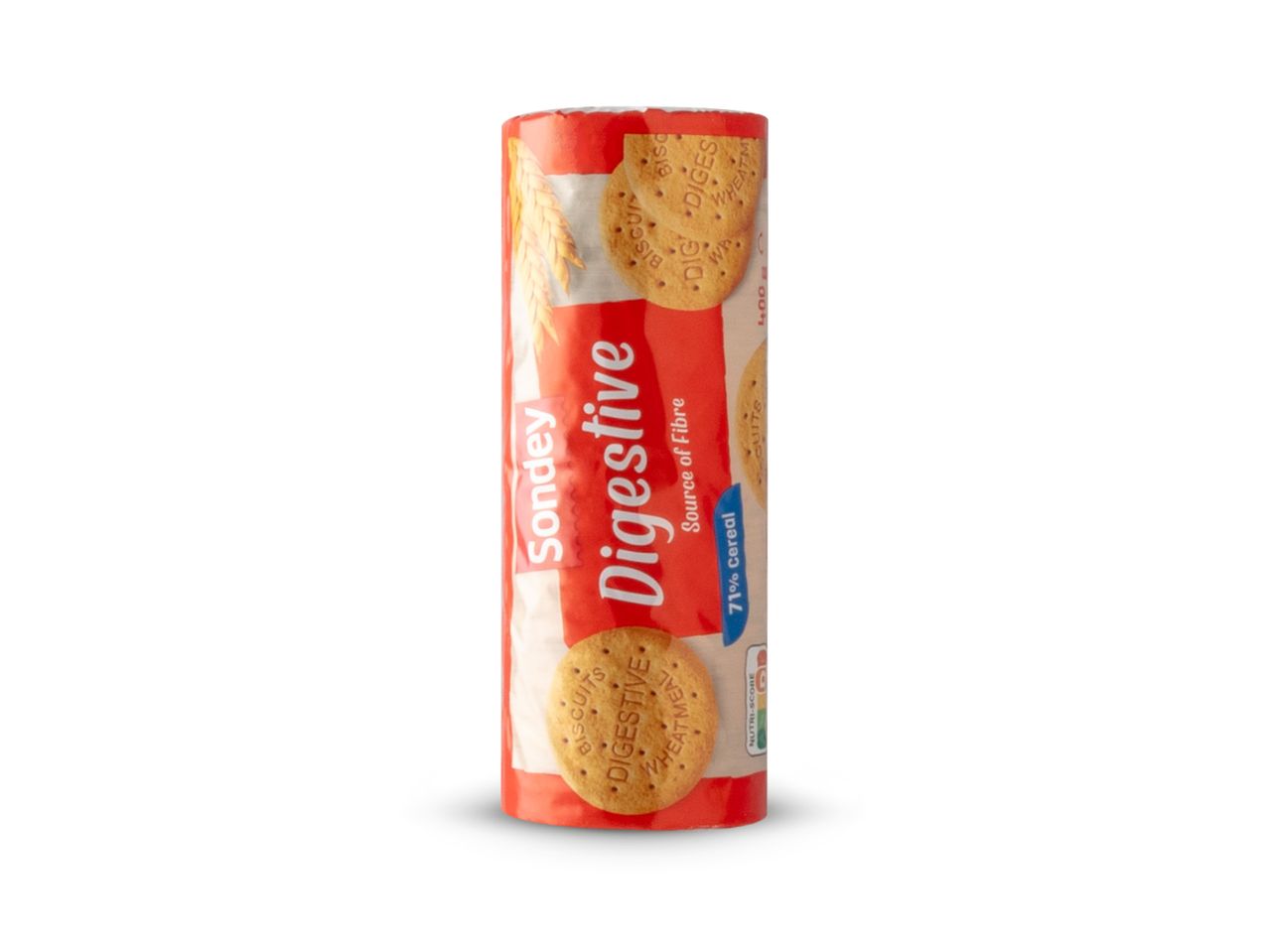 Pakiranje Sondey Digestive keksa, izvor vlakana.