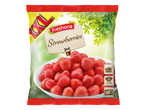 A 1kg bag of Fresona frozen strawberries.