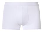 White men's boxer briefs with a wide elastic waistband and visible stitching.