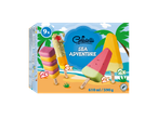 Gelatelli Sladoled na palčki premium: 9 picolés de frutas com tema marinho, 3 sabores diferentes.