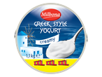 Iogurte grego cremoso Milbona XXL, 1,1 kg.