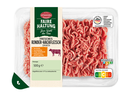Metzgerfrisch Frisches Rinder-Hackfleisch