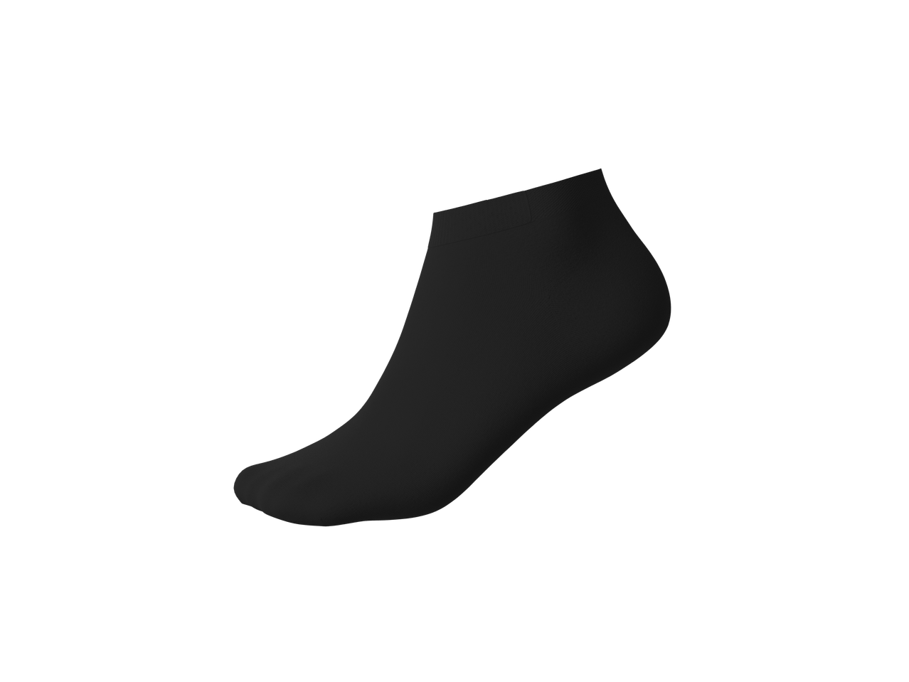 ESMARA Sneakersocken, schwarz, einzelne Socke