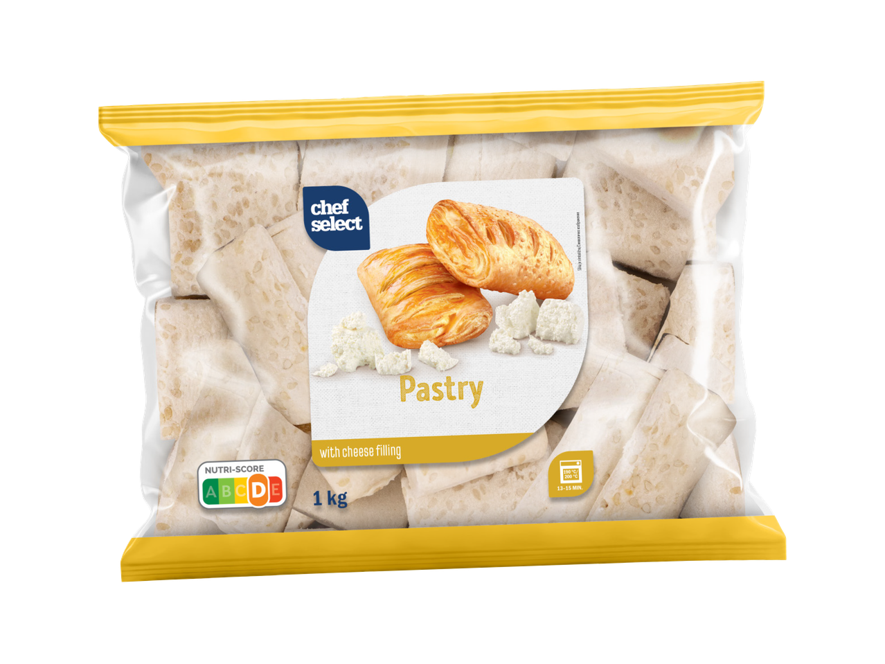 Chef Select pecivo sa sirom, 1 kg, Nutri-Score D