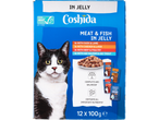 Mâncare pentru pisici Koshida în jeleu: rață & miel, pui & ficat, vită & păsări, somon & păstrăv ASC.