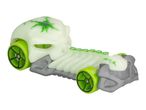 Hot Wheels Bone Shaker glow-in-the-dark toy car.