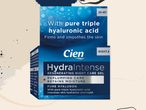 Регенериращ нощен гел Cien HydraIntense с тройна хиалуронова киселина.
