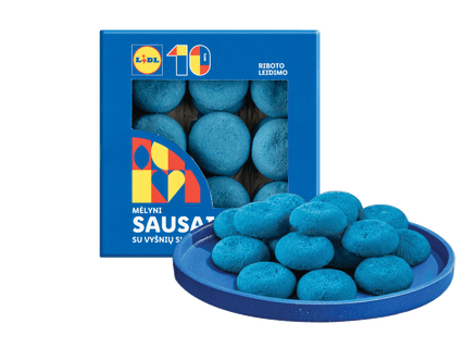 Mėlyni sausainiai 