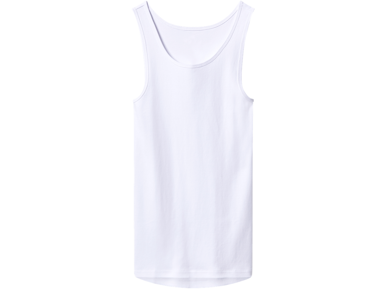 esmara® Men's Ribbed Vest in white