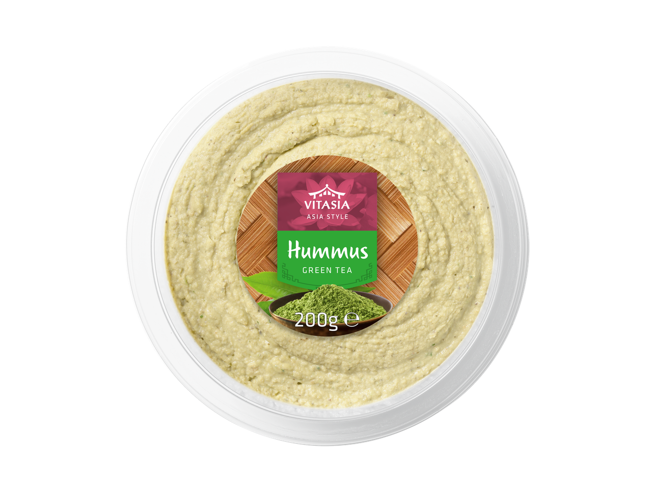 Vitasia Asia Style žaliosios arbatos humusas, 200 g.