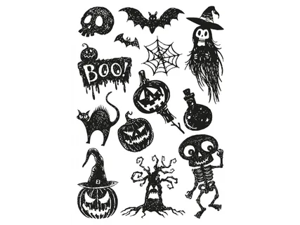 Halloweeni matrica