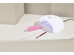 Lâmpada LED UV Cien Beauty para unhas com lima, bloco polidor e empurrador de cutículas.
