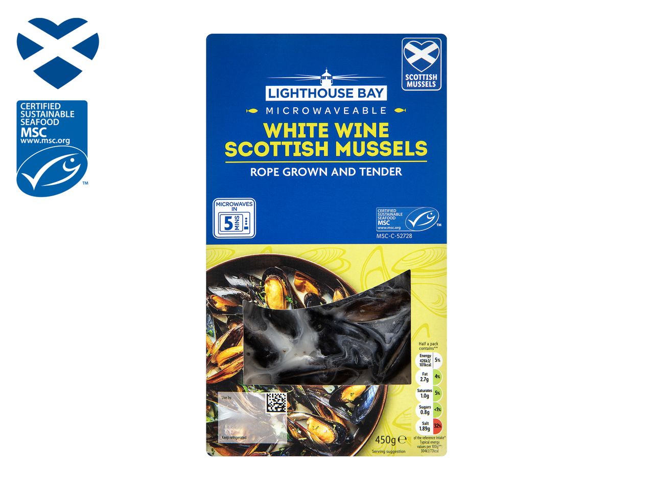 Go to full screen view: Lighthouse Bay Scottish Cooked Mussels Assorted - Image 2